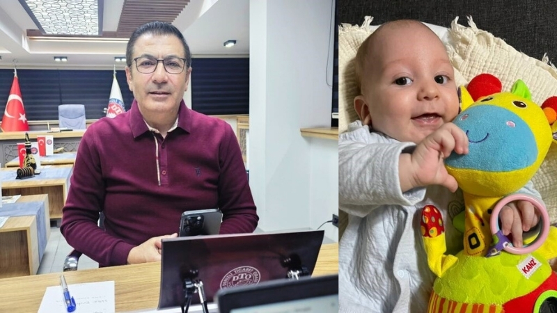 Denizli, SMA Tip-1 hastası Kerem bebek için örnek bir dayanışmaya