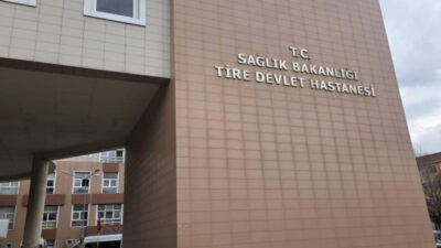 İzmir'in Tire ilçesinde Tire Devlet Hastanesi'nde görevli bir teknisyen, stajyer