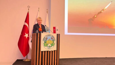 İzmir Ticaret Borsası (İTB) Mart Ayı Olağan Meclis Toplantısı’nda konuşan