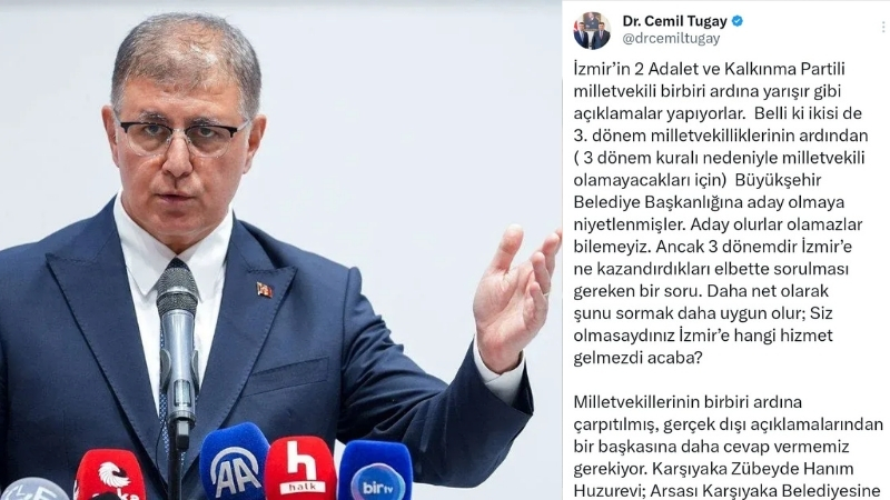 İzmir Büyükşehir Belediye Başkanı Cemil Tugay, Karşıyaka’daki Zübeyde Hanım Huzurevi