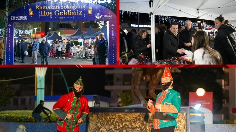 Torbalı Belediyesi tarafından kurulan Ramazan Sokakları dün kapılarını açtı. Ramazan