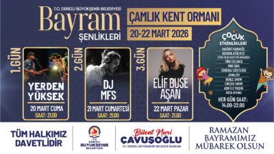 Denizli Büyükşehir Belediyesi, Ramazan Bayramı’nı birbirinden renkli etkinliklerle kutlamaya hazırlanıyor.