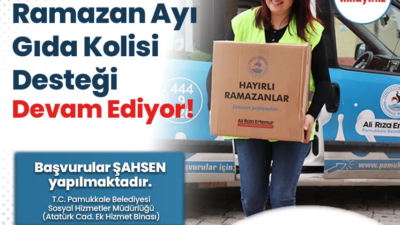 Pamukkale Belediyesi, Ramazan ayında ihtiyaç sahibi ailelere yönelik gıda kolisi