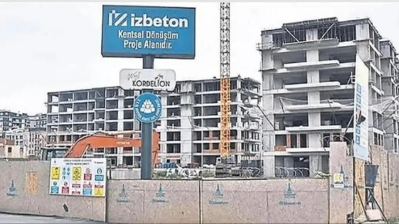 İzmir Cumhuriyet Başsavcılığı tarafından İZBETON A.Ş. üzerinden yürütülen kentsel dönüşüm
