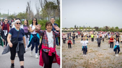 Konak Belediyesi’nin Dünya Sağlık Haftası kapsamında düzenlediği “Nefes Al, Mutlu