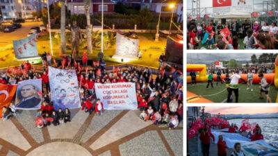 Güzelbahçe Belediyesi tarafından 23 Nisan Ulusal Egemenlik ve Çocuk Bayramı