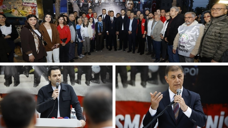 İzmir Büyükşehir Belediye Başkanı Dr. Cemil Tugay, Meslek Fabrikası nöbetinin