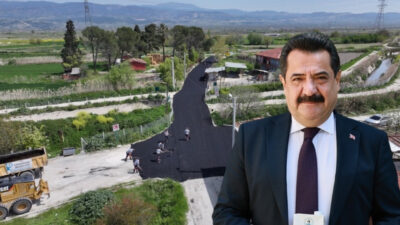 T.C. Pamukkale Belediyesi, ilçenin dört bir yanında sürdürdüğü yol hamlesine