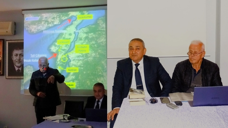 Atatürkçü Düşünce Derneği Karşıyaka Şubesi’nde, Çanakkale Kara Savaşları’nın 111. yıl