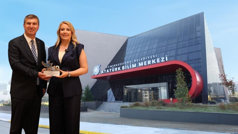 Merkezefendi Belediyesi’nin vizyon projeleri arasında yer alan Atatürk Bilim Merkezi,