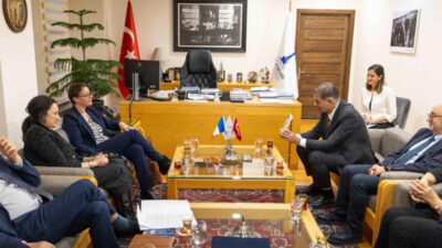 İzmir Büyükşehir Belediye Başkanı Dr. Cemil Tugay, Fransa’nın Ankara Büyükelçisi