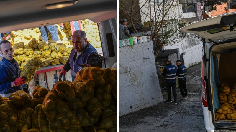 İzmir Büyükşehir Belediyesi, geçen yaz meydana gelen yangınlardan etkilenen Ödemiş’teki