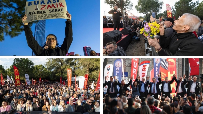 İzmir Büyükşehir Belediye Başkanı Dr. Cemil Tugay’ın çağrısıyla binlerce İzmirli