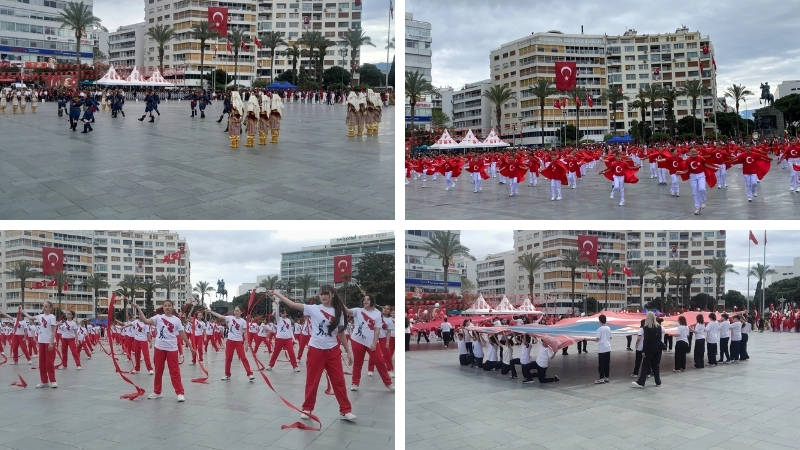 23 Nisan Ulusal Egemenlik ve Çocuk Bayramı nedeniyle İzmir’de Cumhuriyet