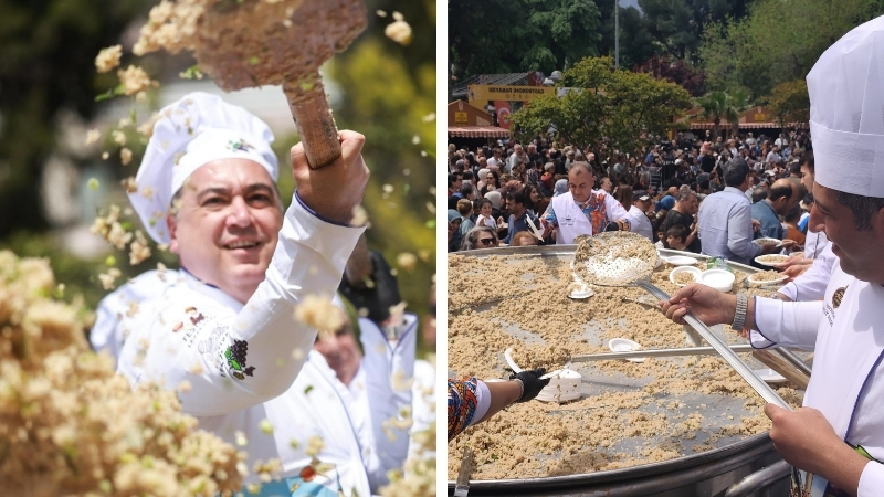 486. Uluslararası Manisa Mesir Macunu Festivali kapsamında Ulupark Gastronomi Arenası’nda