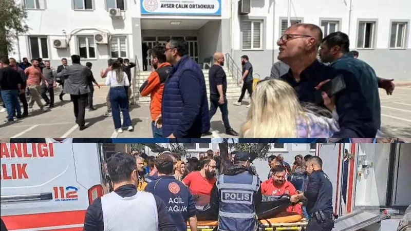 Kahramanmaraş’ın Onikişubat ilçesinde Ayser Çalık Ortaokulu’nda yaşanan silahlı saldırının ardından