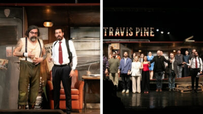 İzmir Şehir Tiyatroları, yeni oyunu ‘Halktan Biri’nin prömiyerini gerçekleştirdi. Sam