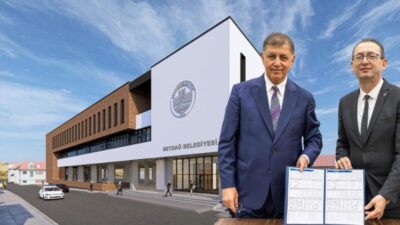 İzmir Büyükşehir Belediyesi, Beydağ ilçesine içinde belediye hizmet binası, düğün