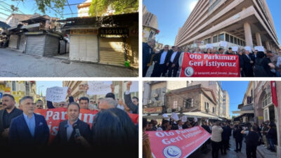 İzmir’in kalbi Kemeraltı Çarşısı’nda esnaf, otopark krizi nedeniyle kepenk kapatarak