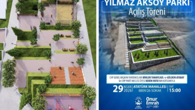 İzmir’in Çiğli ilçesinde sosyal yaşamı güçlendirecek önemli bir yatırım daha