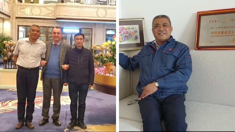 İş insanı Halis Ödel, Çin’in Jilin kentinde uzun yıllar birlikte