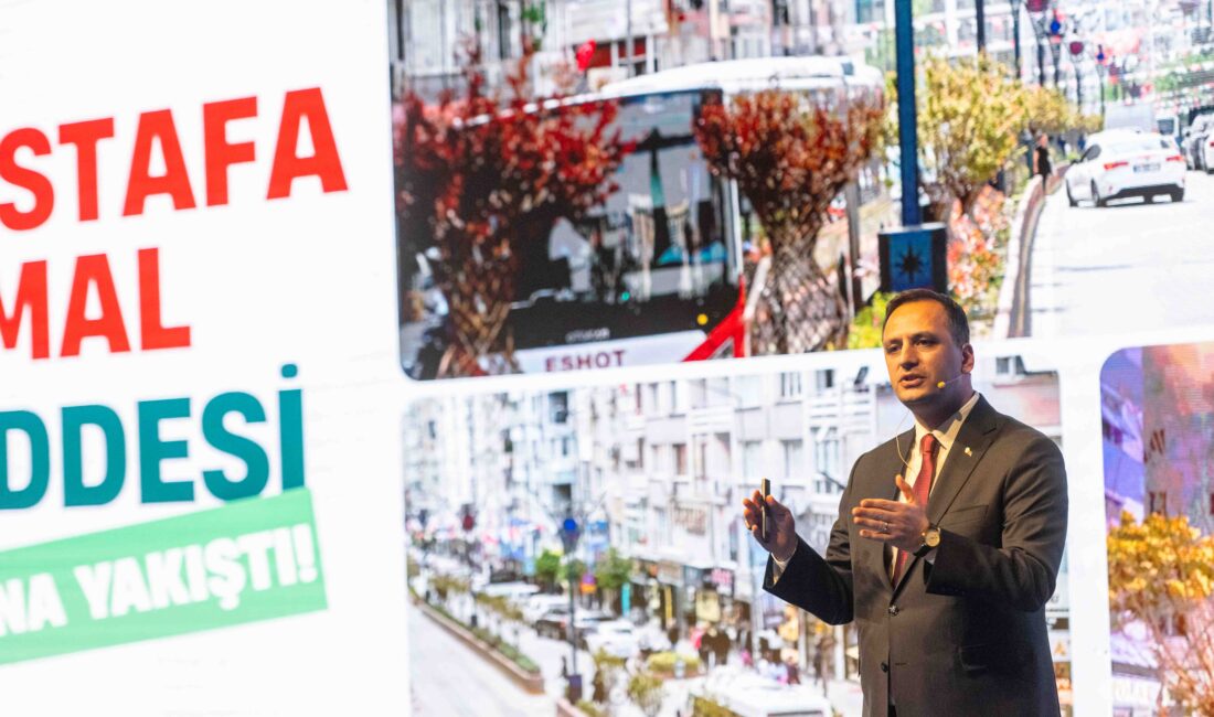 Bornova Belediye Başkanı Ömer Eşki, 2. Yıl Faaliyet Toplantısı’nda, göreve