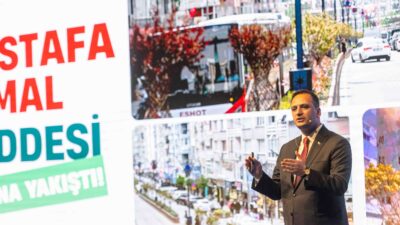 Bornova Belediye Başkanı Ömer Eşki, 2. Yıl Faaliyet Toplantısı’nda, göreve