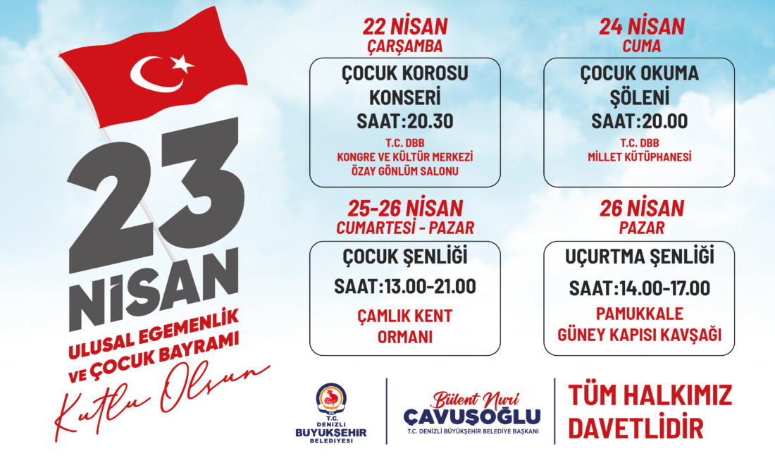 Denizli Büyükşehir Belediyesi, 23 Nisan Ulusal Egemenlik ve Çocuk Bayramı