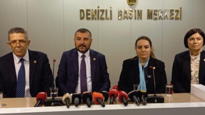 Denizli’de temaslarda bulunan Ayyüce Türkeş Taş ve parti kurmayları, düzenledikleri