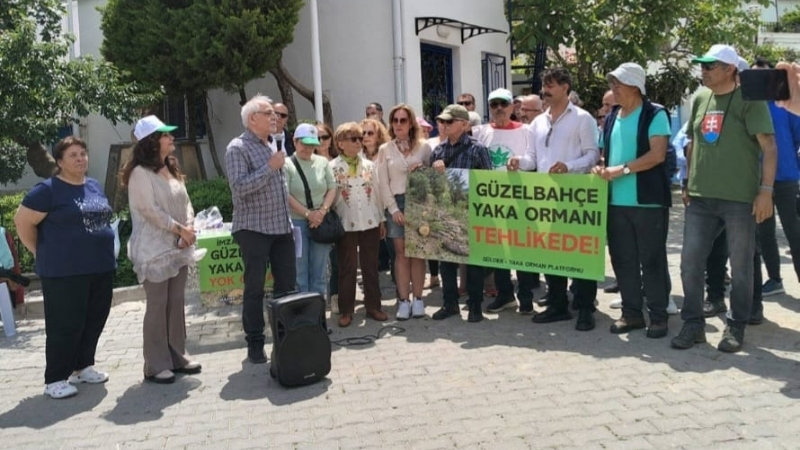 İzmir’in Güzelbahçe ilçesinde bulunan Yaka Çam Ormanı için bölge halkı