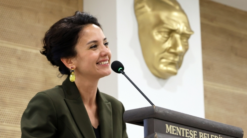 Menteşe Belediye Başkanı Gonca Köksal Aras, 19 Mayıs Atatürk'ü Anma,