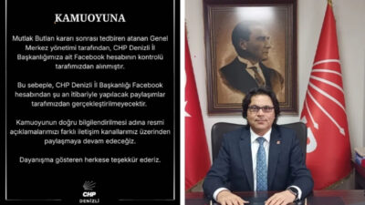 CHP Denizli İl Başkanı Ali Osman Horzum, parti içinde devam