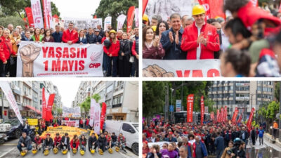 İzmir Büyükşehir Belediye Başkanı Dr. Cemil Tugay, 1 Mayıs Emek