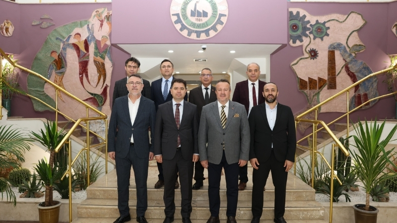 Denizli Defterdarı Mustafa Özdemirci, Gelir İdaresi Grup Müdürleri Hüseyin Ulu,