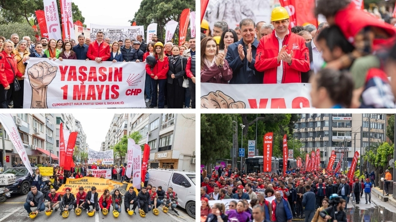 İzmir Büyükşehir Belediye Başkanı Dr. Cemil Tugay, 1 Mayıs Emek