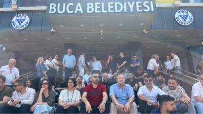 Buca Belediyesi başta olmak üzere İzmir’de haklarını alamadıklarını belirten belediye