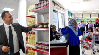 Kurban Bayramı öncesinde Bornova Belediyesi tarafından ihtiyaç sahibi vatandaşların Kent