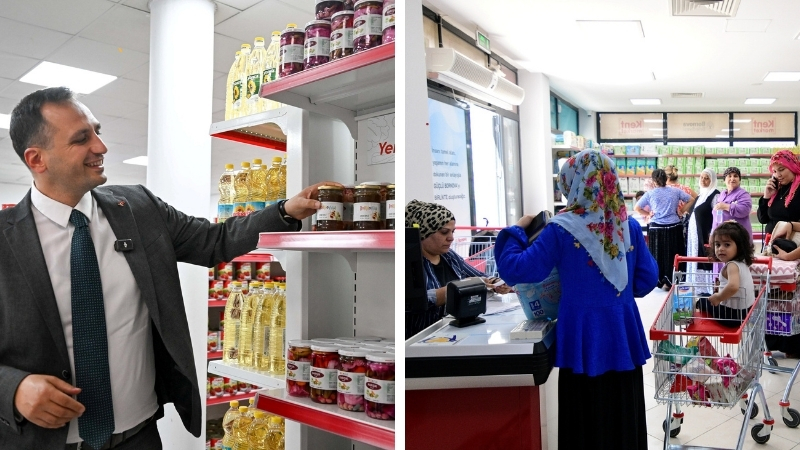 Kurban Bayramı öncesinde Bornova Belediyesi tarafından ihtiyaç sahibi vatandaşların Kent