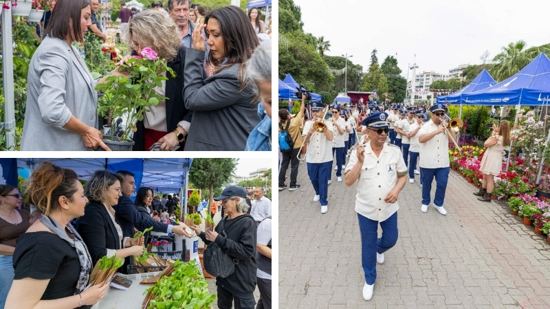 İzmir Büyükşehir Belediyesi’nin üçüncü kez düzenlediği İzmir Balkon-Bahçe Bitkileri Festivali