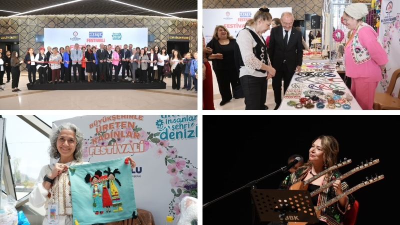 Denizli Büyükşehir Belediyesi tarafından düzenlenen “Büyükşehirle Üreten Kadınlar Festivali”, kapılarını