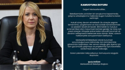 Merkezefendi Belediyesi’nde yürütülen rüşvet ve ihaleye fesat karıştırma soruşturması kapsamında