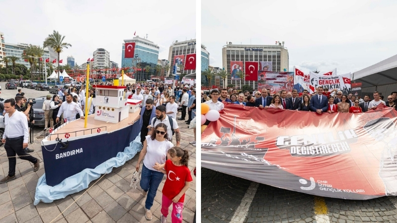 İzmir’de 19 Mayıs Atatürk’ü Anma, Gençlik ve Spor Bayramı kapsamında 