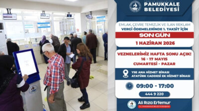 T.C. Pamukkale Belediyesi, 2026 yılı Emlak, Çevre Temizlik ile İlan