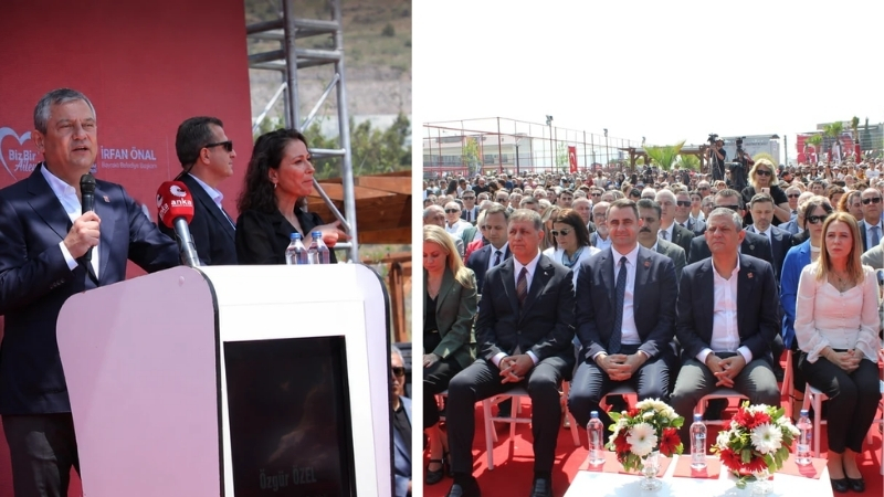 Cumhuriyet Halk Partisi Genel Başkanı Özgür Özel, İzmir programına Bayraklı’dan