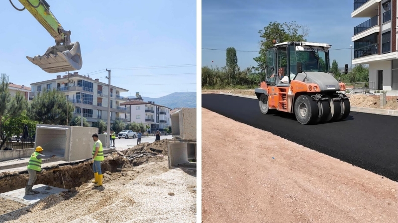 İzmir Büyükşehir Belediyesi’nin Tire’de yürüttüğü yaklaşık 300 milyon liralık altyapı