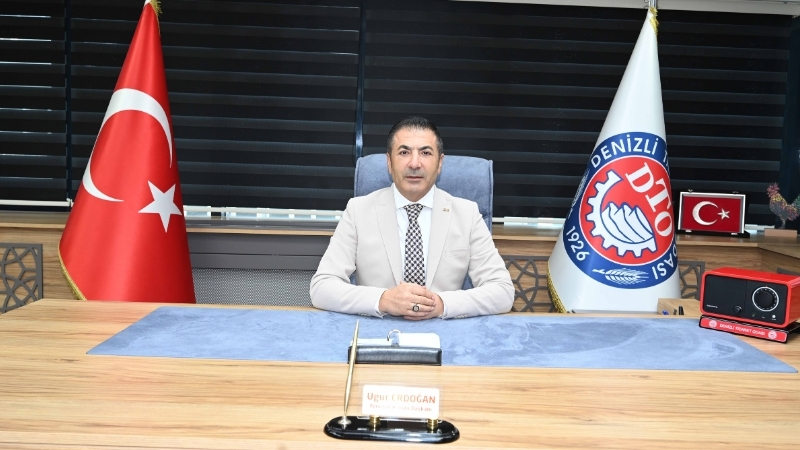 Denizli Ticaret Odası (DTO) Başkanı Uğur Erdoğan, 1 Mayıs Emek