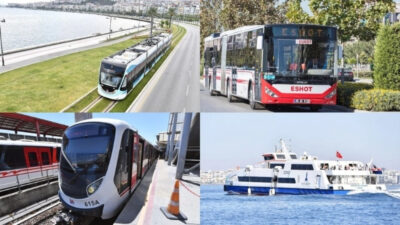 İzmir Büyükşehir Belediyesi, Kurban Bayramı süresince kent içi toplu ulaşımda