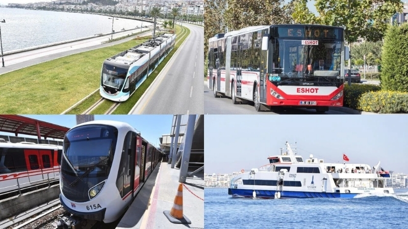 İzmir Büyükşehir Belediyesi, Kurban Bayramı süresince kent içi toplu ulaşımda