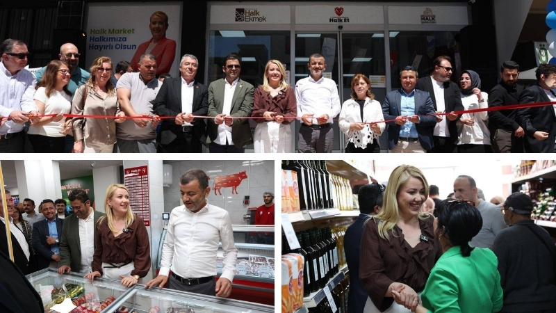 Merkezefendi Belediyesi tarafından ilçeye kazandırılan Halk Market’in 3. şubesi Akkonak