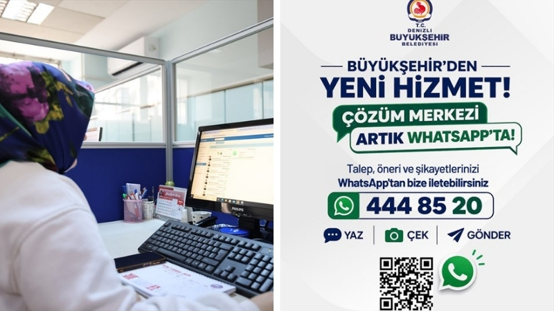 Denizli Büyükşehir Belediyesi, vatandaşla iletişimi hızlandıracak yeni uygulamasını devreye aldı.